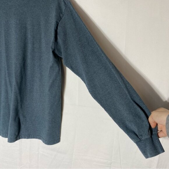 Bug Slinger Fly Gear Blue Long Sleeve Crew Neck T Shirt M - Picture 11 of 13